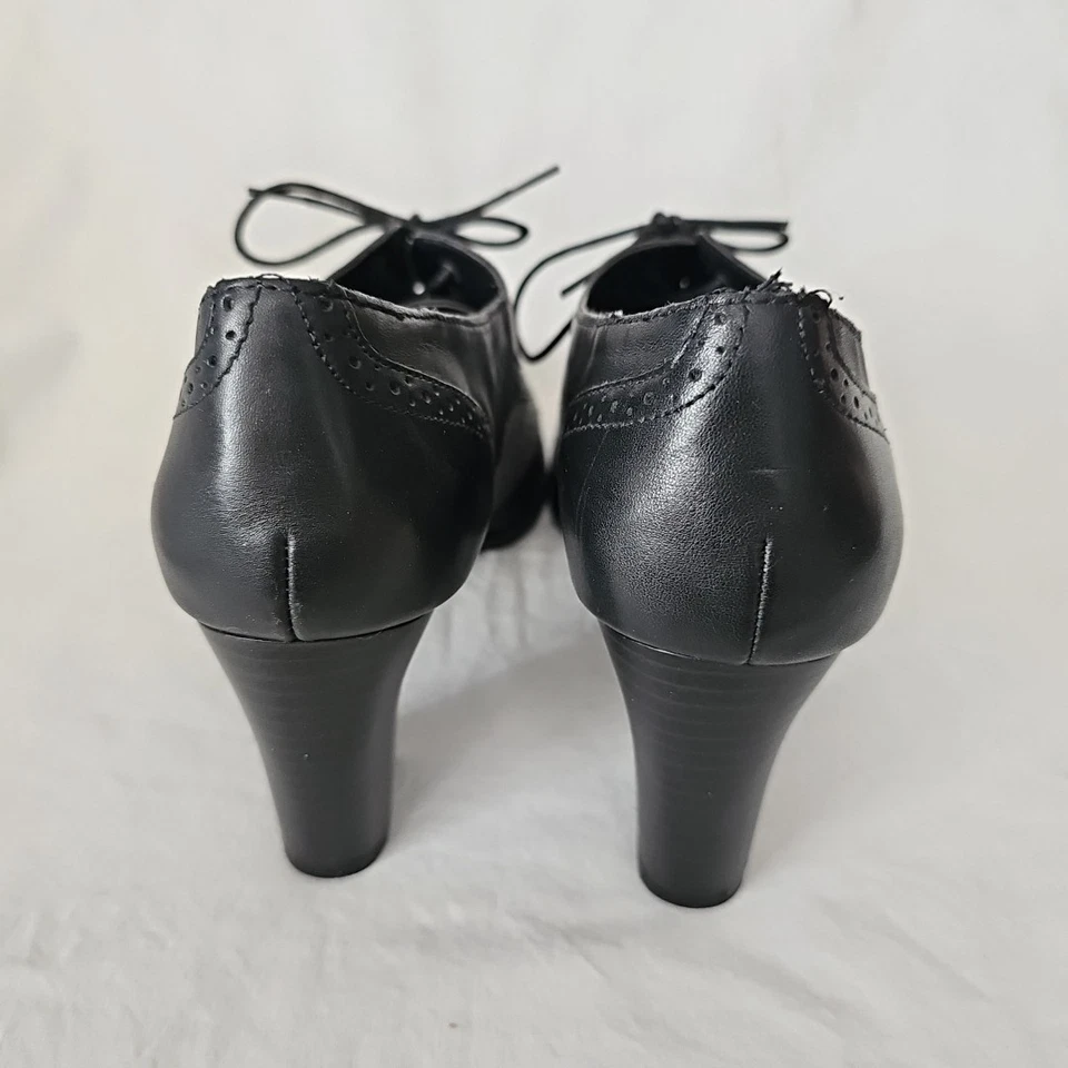 Zapatos Croft & Barrow Marjorie para mujer negros y grises con cordones talla 7,5 Foto 4 de 4