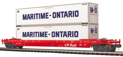 MTH 20-95784 O CP Rail Premier Husky Stack Car | Zustand: New