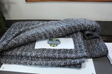 Michigan Football Fan Throw Blanket Souvenir 2023 National Champions Grey 