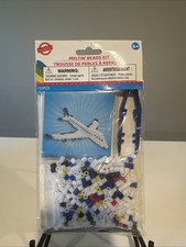 Meltin' Beads Kit Airplane Plane Craft - Kids Art Fun Ages 6
