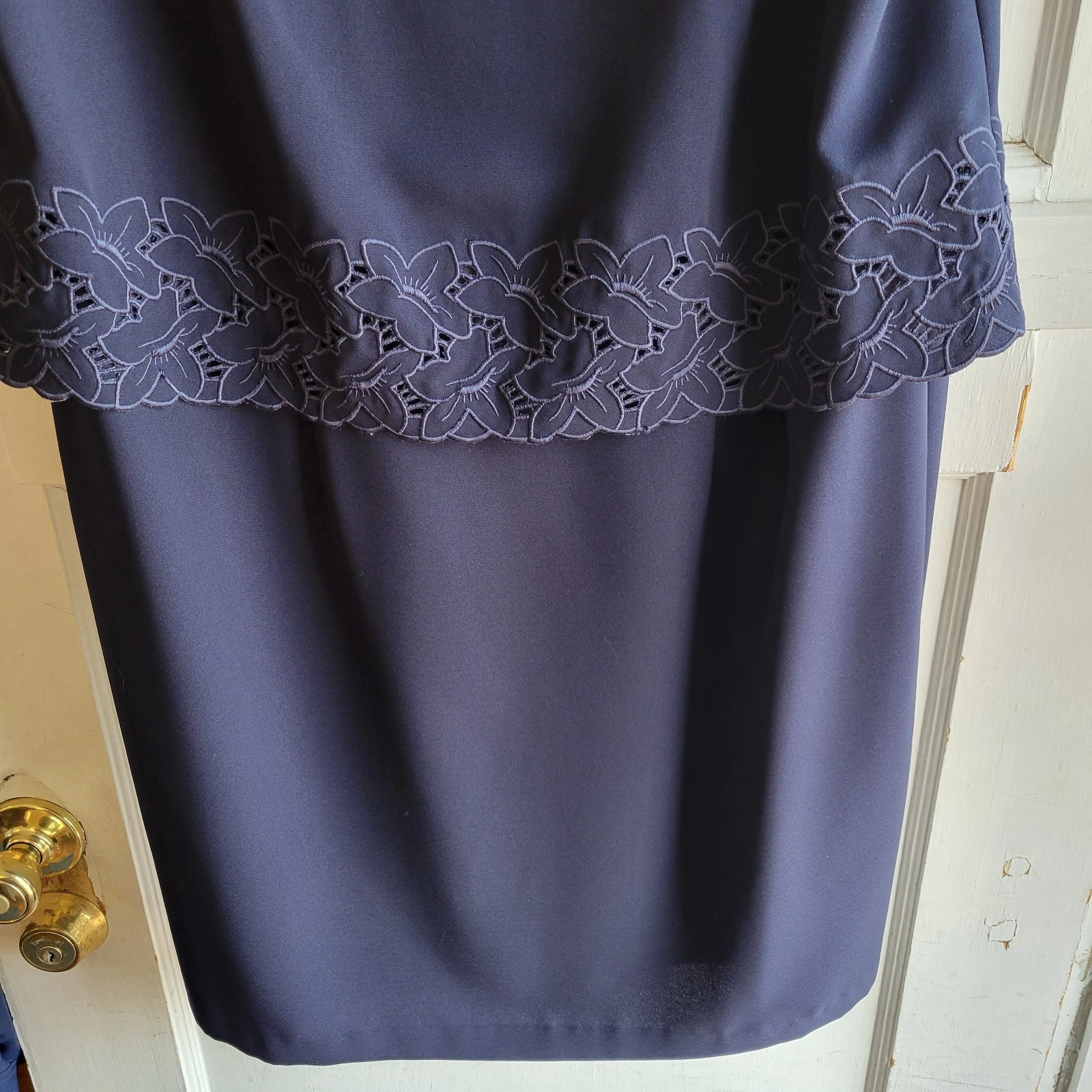 VETEMENTS Abito donna Perceptions by Irene B blu navy a strati senza maniche taglia 14