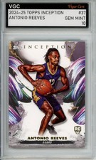 2024-25 TOPPS INCEPTION #37 ANTONIO REEVES ROOKIE RC VGC GEM MINT 10 J83 IJ49