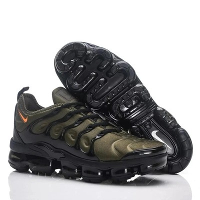 New Nike air vapormax plus TN Olive green Men's Air Cushion Shoes