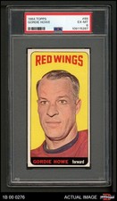 1964 Topps #89 Gordie Howe Red Wings HOF PSA 6 - EX/MT