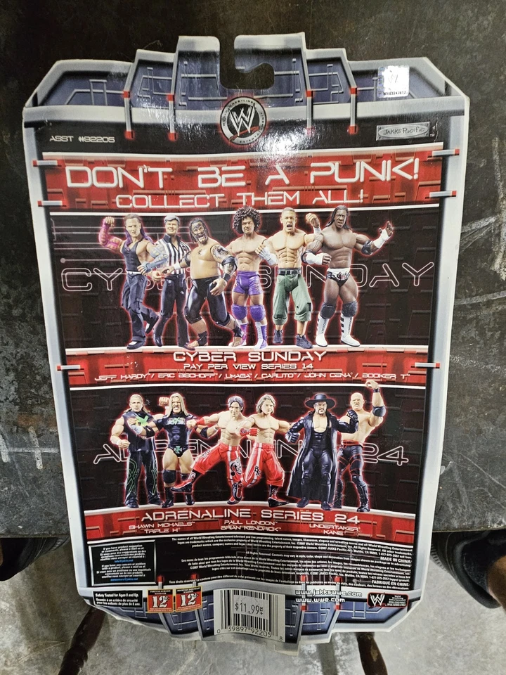 Jeff Hardy 2009 Cyber Sunday Pay Per View WWE Series 20 Jakks Ruthless TNA WWF - Image 2 of 2