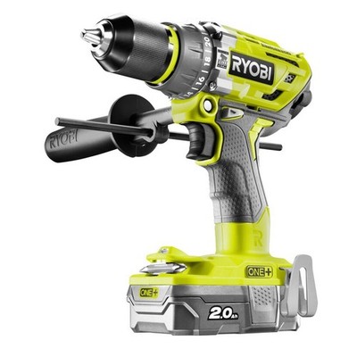 Ryobi R18PD7-220B Akku-Schlagbohrschrauber 18V inkl. 2x 2Ah Akkus und Ladegerät
