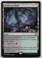 Magic: The Gathering Land Deathcap Glade Deathcap Glade Rare Regular