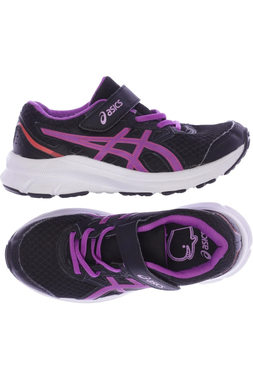 Asics scarpa da bambino ragazzo sneaker sandalo scarpa bassa taglia EU 32 nero #xo885jk