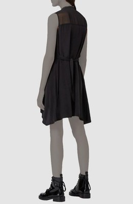 all saints black dress sale ALL SAINTS SPITAFIELDS Misae Bubble Mini Dress in Black  Christine Garcia  Collective