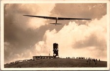 Real Photo Postcard Glider Championships, Gersfeld, Germany in 1938 - canceled