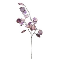 KüNstlicher Pfennigblattzweig, 4Er Set, Farbe Aubergine, HöHe Ca. 73 Cm