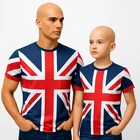 Union Jack T-Shirt – Crew Neck – Sizes XS to 3XL for Celebrations & Events