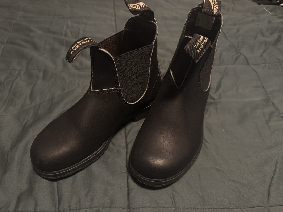 Blundstone 510 Original Chelsea Boots Sz 5 Black Leather 