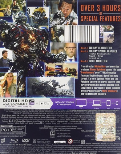Transformers: Age of Extinction (Blu-ray) Mark Wahlberg (Importación USA) - Imagen 3 de 3