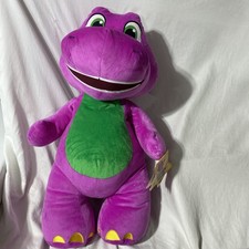 Fisher-Price Barney's World Jumbo Barney Plush, 26-inch Figure NWT 2024
