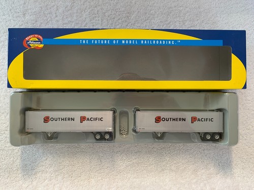 Remolques Athearn #73273 escala HO Southern Pacific 40' con cuentas Z-Van (2) | Condition: Used