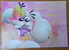 Diddl FOREVER Postkarte &bdquo;Gut, dass es dich gibt!&ldquo;, neu und unbenutzt