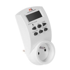 Programmatore a presa timer digitale settimanale Schuko