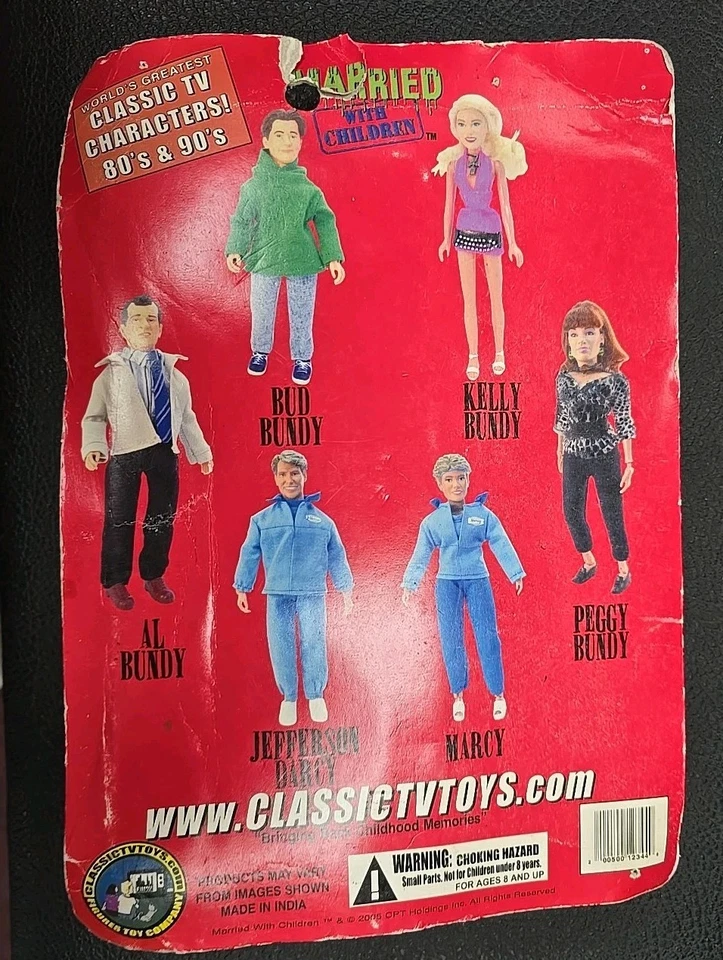 Bonecos Bud Bundy clássicos personagens de TV casados com crianças brinquedos 2005 - Imagem 2 de 4