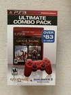 Video Game PS3 God Of War Ultimate Combo Pack Origins Collection + Controller