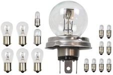 Glühbirnen für MZ ETZ 250, 251, 301 - 12V (Lampenset, Glühbirnensatz)