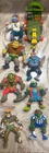 TMNT Vintage Teenage MUTANT NINJA TURTLES Lot Of 8 Figures 1988-1991