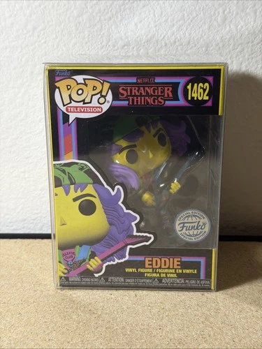SPECIAL EDITION BLACKLIGHT Finale Eddie Munson Stranger Things Funko Pop #1462