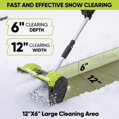 Saker CSS-BL2 Cordless Electric Snow Shovel, 22V Brushless Motor