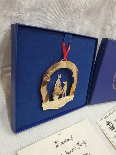1988 White House Historical Association Christmas Ornament with Papers And Box - Picture 3 of 12