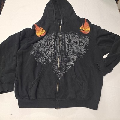 Thousand Foot Krutch Band Zip-Up Hoodie Black XL Tultex