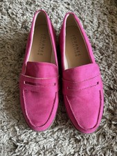 Journee Collection Pink Solid Slip-On Loafer Flats Women Round Toe Casual