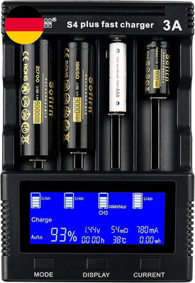 18650 Akku-Ladegerät, Sofirn Universelles Intelligentes Batterieladegerät Für NI