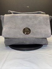 Moda Luxe Crossbody Handbag Black Suede And L...