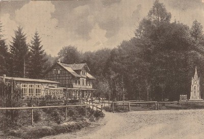 AK Elm Waldgaststätte Tetzelstein Bes. C. Böker von 1921 (A4830)
