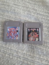 Nintendo Game Boy NBA All-Star Challenge 1 & 2 Lot of 2 Carts TESTED 