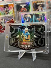 JUSTIN HERBERT 2022 PANINI OBSIDIAN #VTS-JHE VITREOUS ELECTRIC ETCH GREEN /25