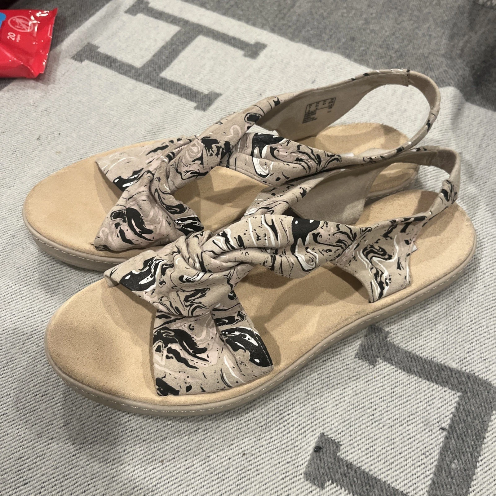 CLARKS Sandali donna LILLA ROMANTICI misura 9 5