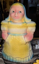 Vintage Robinson-Ransbottom Pottery Co Dutch Girl Cookie Jar