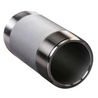 1/2'' Mnpt X 10'' Tbe Stainless Steel Pipe Nipple Sch 80, E6bnd15