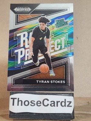 2024 Panini Prizm Draft Picks Rated Prospect #8 Tyran Stokes