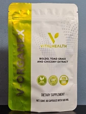 VitalHealth V-Organex 60 Capsules with 500 mg - New! Vital Health! Exp 2/2027