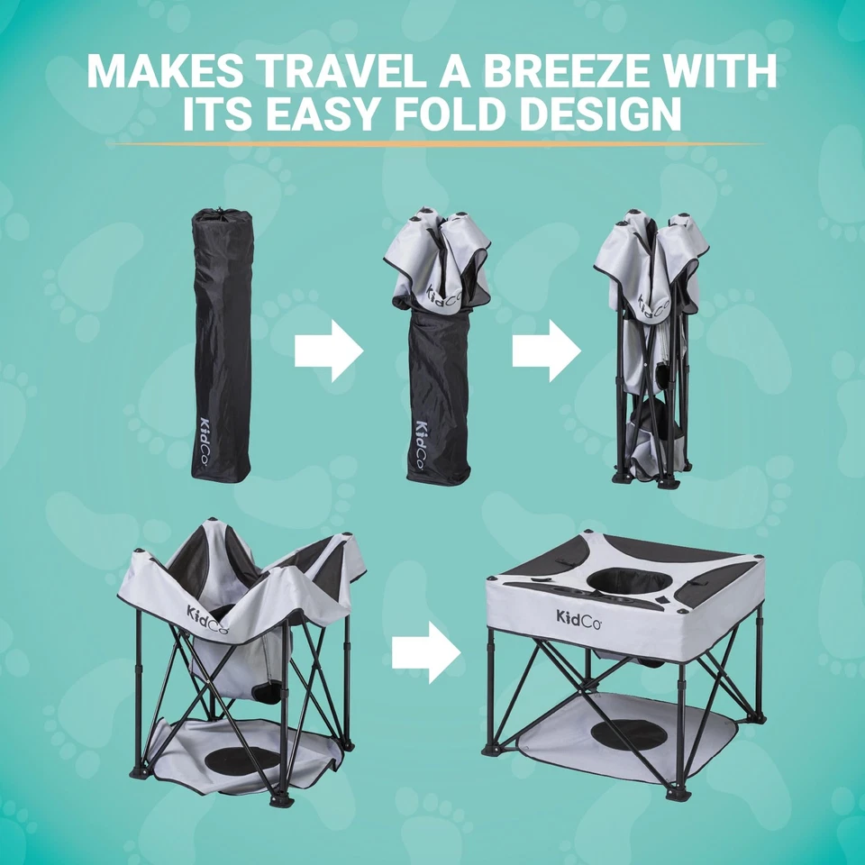 - GoPod Asiento de Actividad de Viaje Altura Ajustable con Alfombrilla, Bebé Portátil... Foto 3 de 4