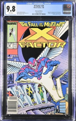 X-Factor #24 CGC 9.8 White Pages Archangel 1st App
