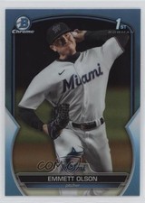 2023 Bowman Draft Chrome Sky Blue Refractor Emmett Olson #BDC-10 00ht