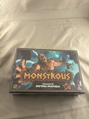 MONSTROUS The Game Of Mythic Mayhem Game CMON Complete  SEALED
