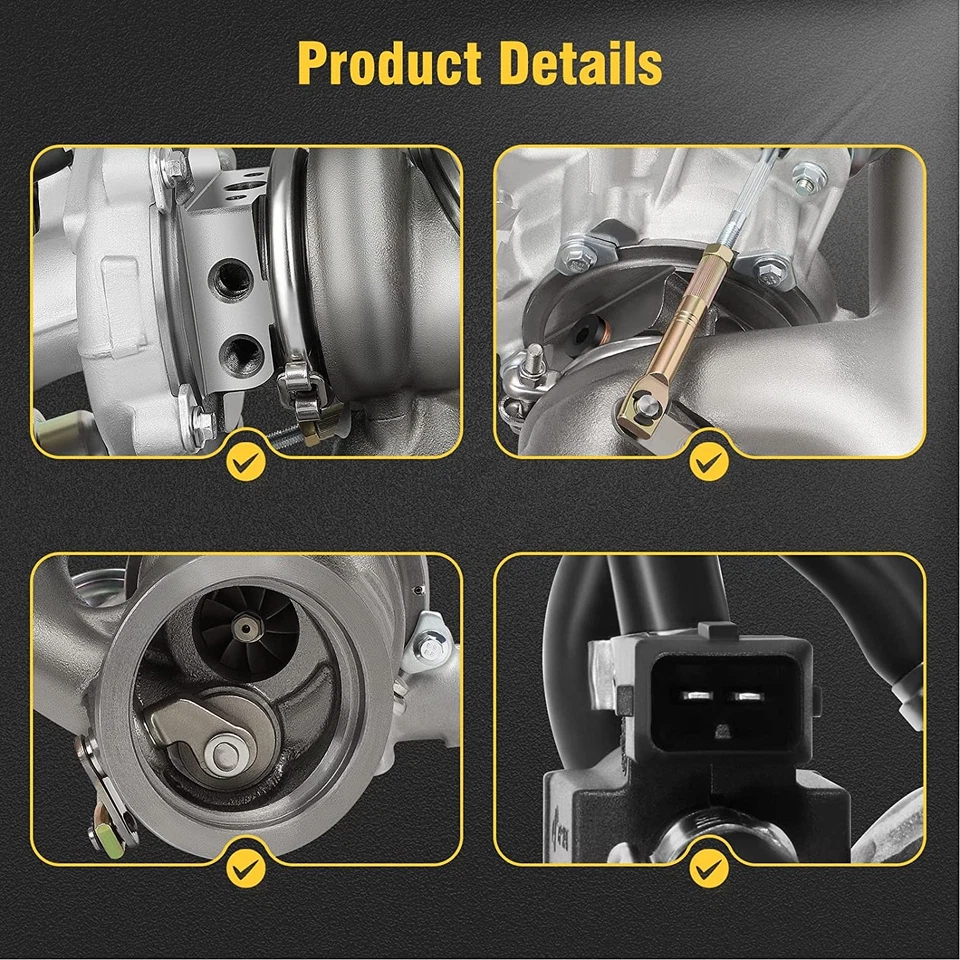 Turbocharger Turbo For 2011-2015 Chevrolet Cruze LTZ Sedan 4-Door 1.4L 1364CC - Image 2 of 4