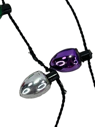 Collar de bombilla de Navidad para mujer 21 in de largo - Imagen 6 de 11
