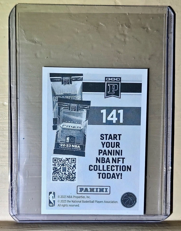 2023-24 Brandon Miller Panini NBA Basketball #141 Sticker Charlotte Hornets - Image 2 of 2