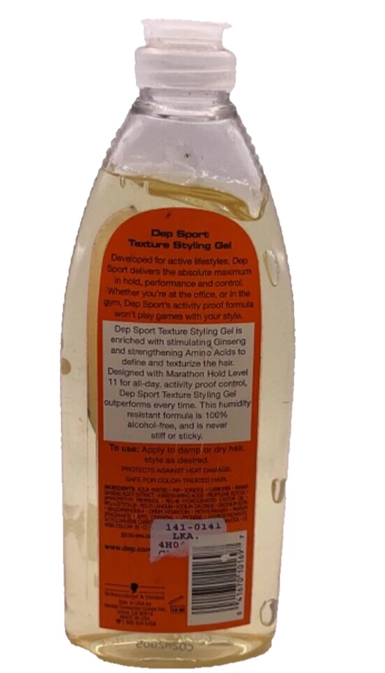 Dep Sport Texture Styling Gel Marathon Hold 11 / 12 oz - Image 2 of 2