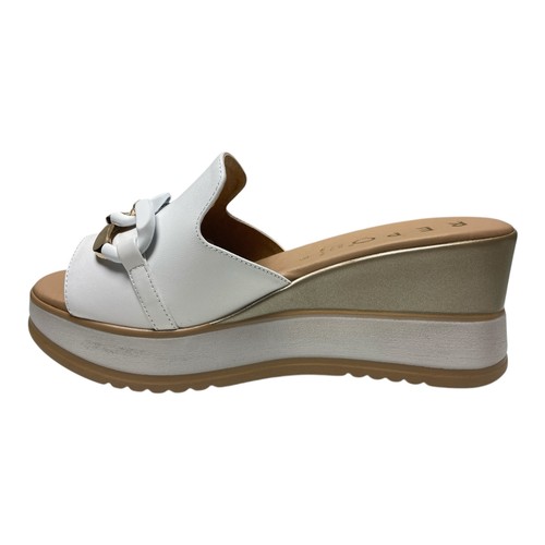 SCHUHE SANDALEN SLIPPER DAMEN REPO 21108 E4 LEDER WEISS ORIGINAL PE 2024 - Bild 3 von 6
